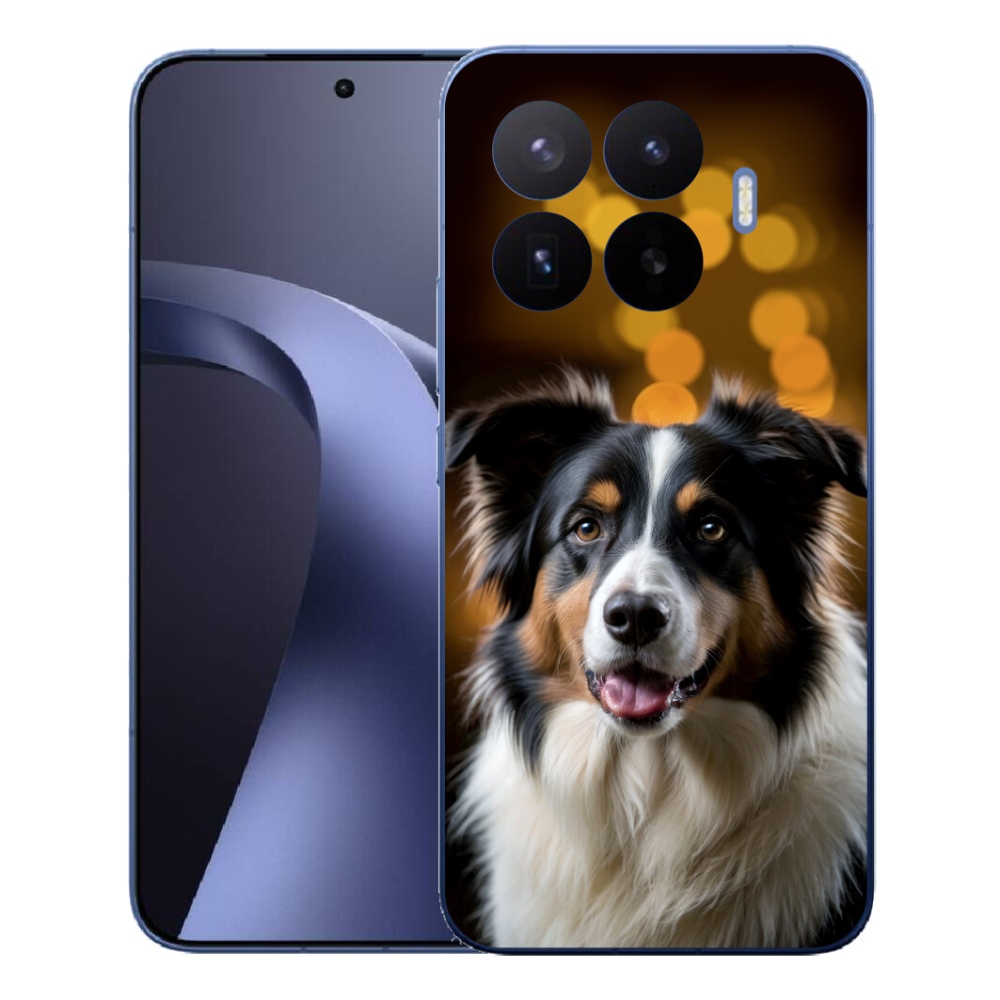 Gél borítás mmCase a Xiaomi 17T Pro számára - mosolygó ausztrál juhászkutya