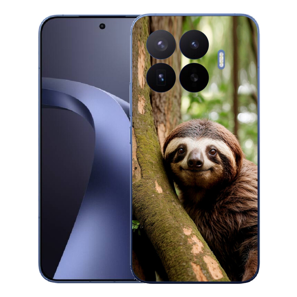 Gél borítás mmCase a Xiaomi 17T Pro számára - mosolygó lajhár