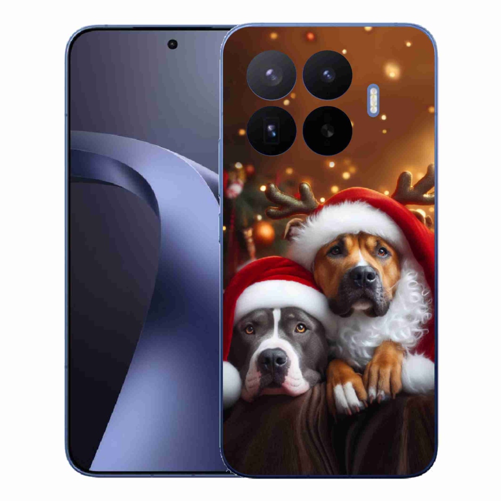 Gél borító mmCase a Xiaomi 17T Pro számára - Karácsonyi kutyák