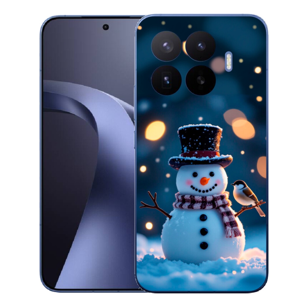 Gél borítás mmCase a Xiaomi 17T Pro számára - karácsonyi hóember