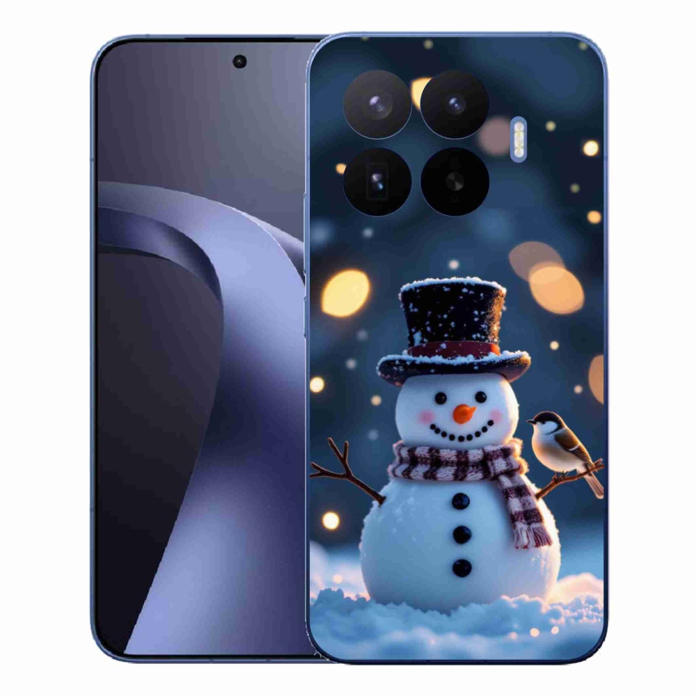 Gél borítás mmCase a Xiaomi 17T Pro számára - karácsonyi hóember