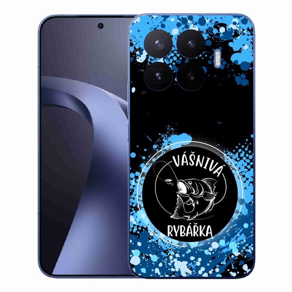 Gél borító mmCase a Xiaomi 17T Pro számára - szenvedélyes halásznő fekete háttérrel