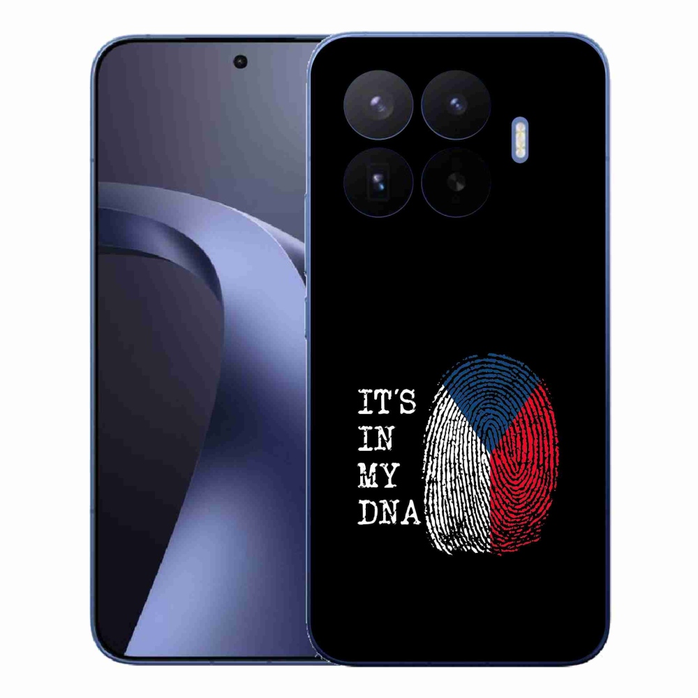 Gél borító mmCase a Xiaomi 17T Pro - zászlós ujjlenyomat fekete háttérrel