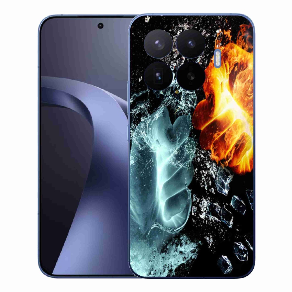 Gél borítás mmCase a Xiaomi 17T Pro számára - víz és tűz
