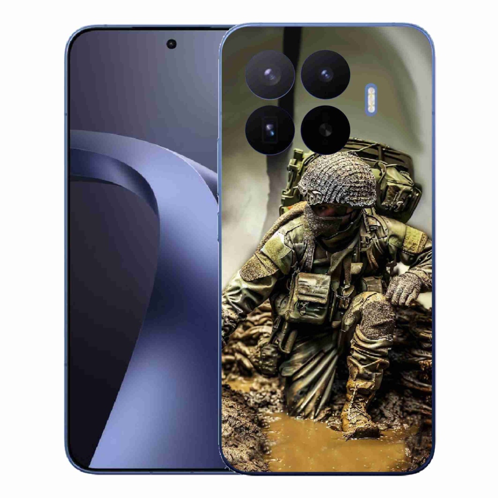 Gél borítás mmCase a Xiaomi 17T Pro számára - katona