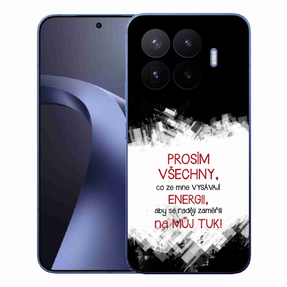 Gél borító mmCase a Xiaomi 17T Pro számára - vicces szöveg 1 piros