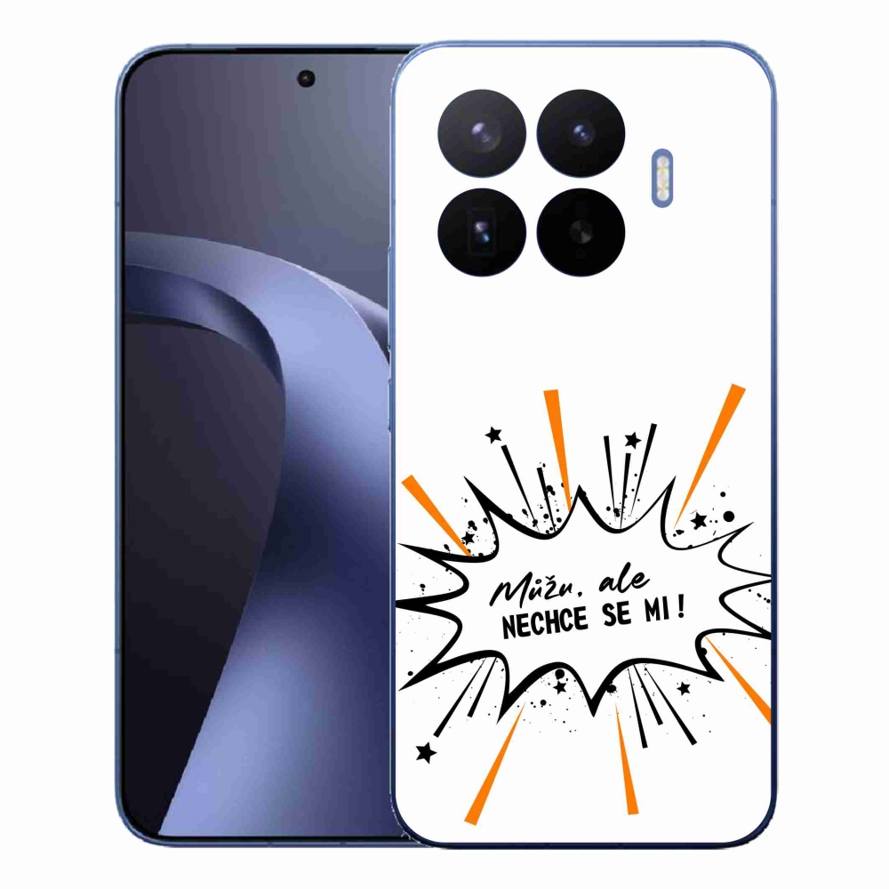 Gél borító mmCase a Xiaomi 17T Pro-hoz - vicces szöveg 11 fehér háttérrel