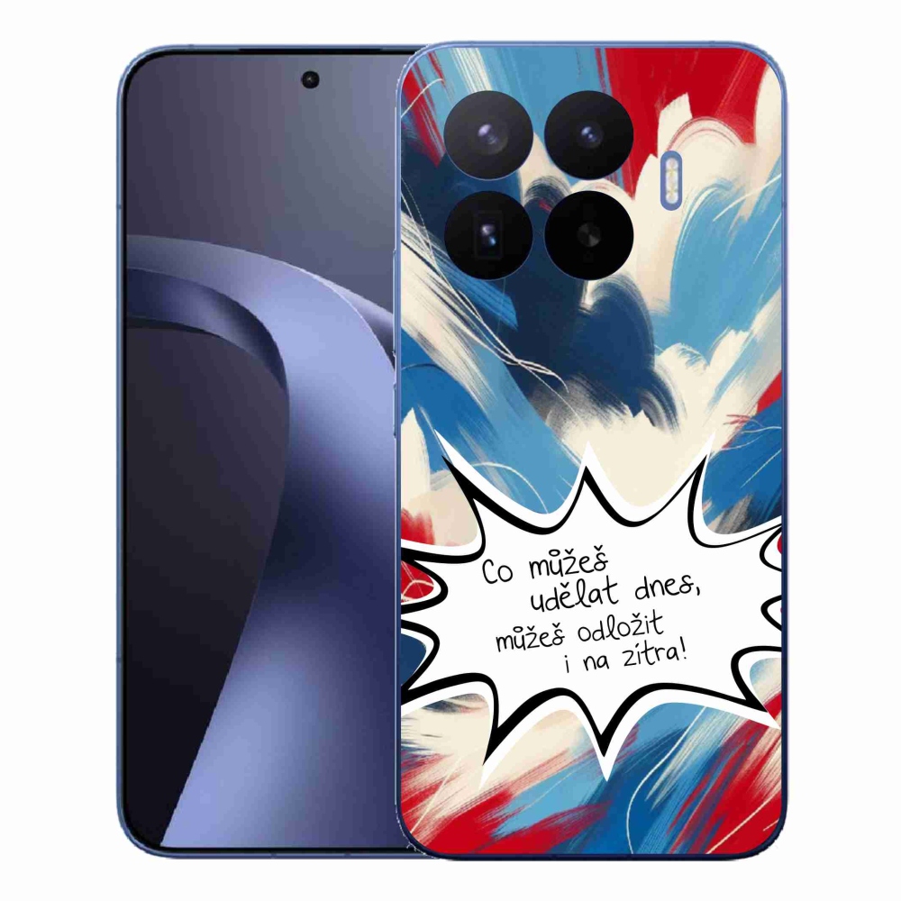 Gél borító mmCase a Xiaomi 17T Pro-hoz - vicces szöveg 9 fehér háttérrel