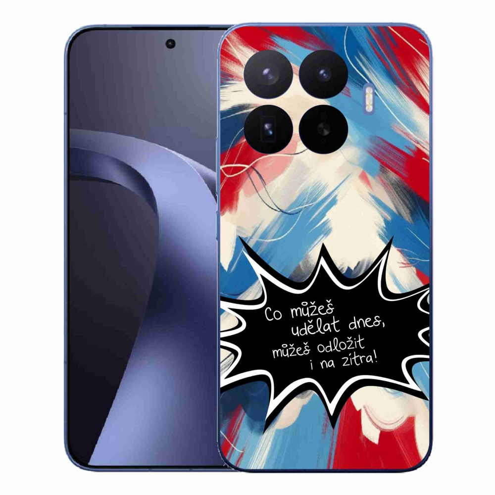 Gél borító mmCase a Xiaomi 17T Pro számára - vicces szöveg 9 fekete háttér