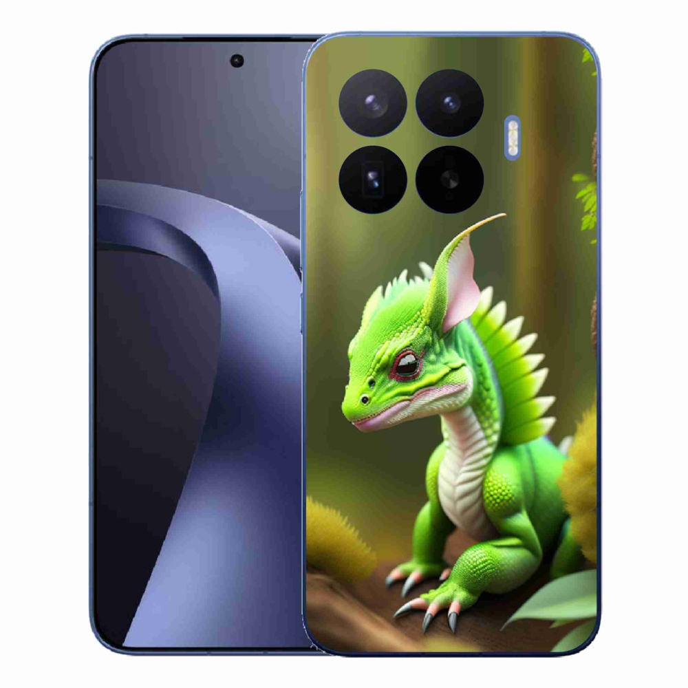 Gél borítás mmCase a Xiaomi 17T Pro számára - zöld sárkány