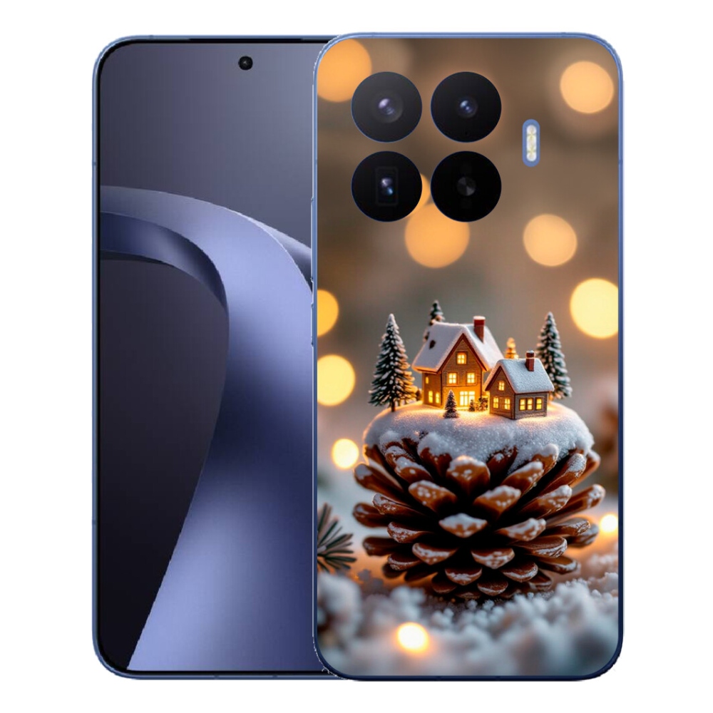 Gél borítás mmCase a Xiaomi 17T Pro számára - téli falu