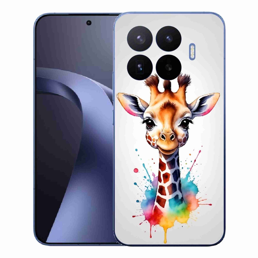 Gél borítás mmCase a Xiaomi 17T Pro számára - zsiráf 1