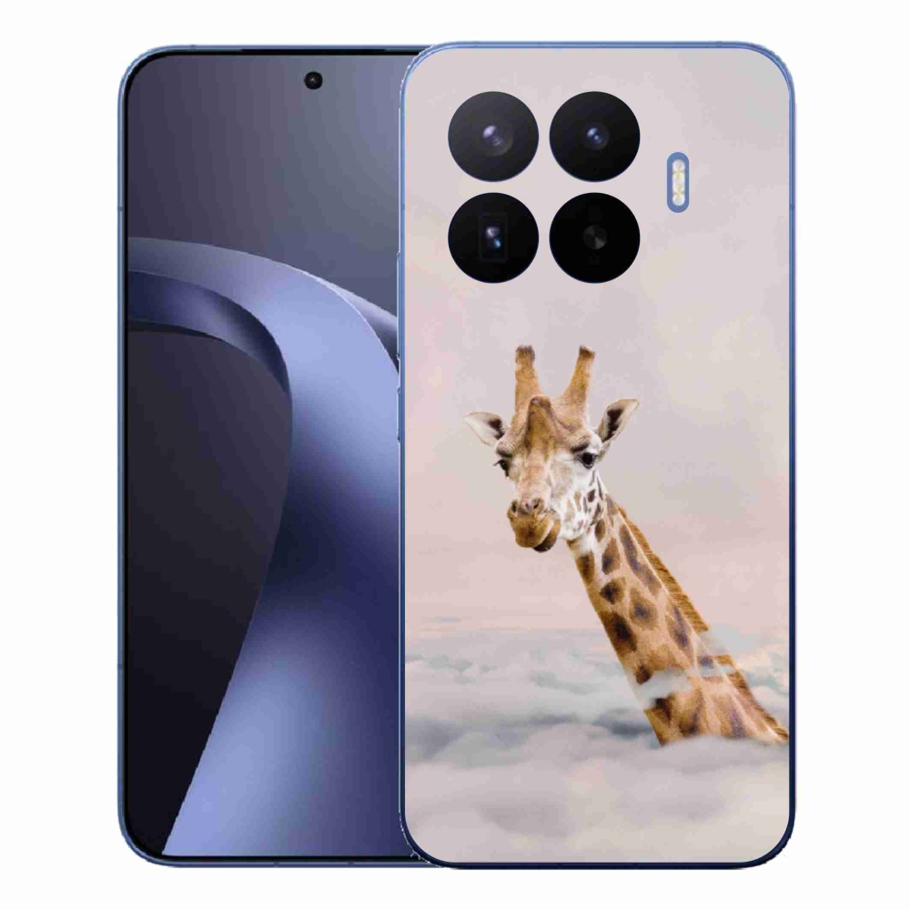 Gél borítás mmCase a Xiaomi 17T Pro számára - zsiráf a felhőkben