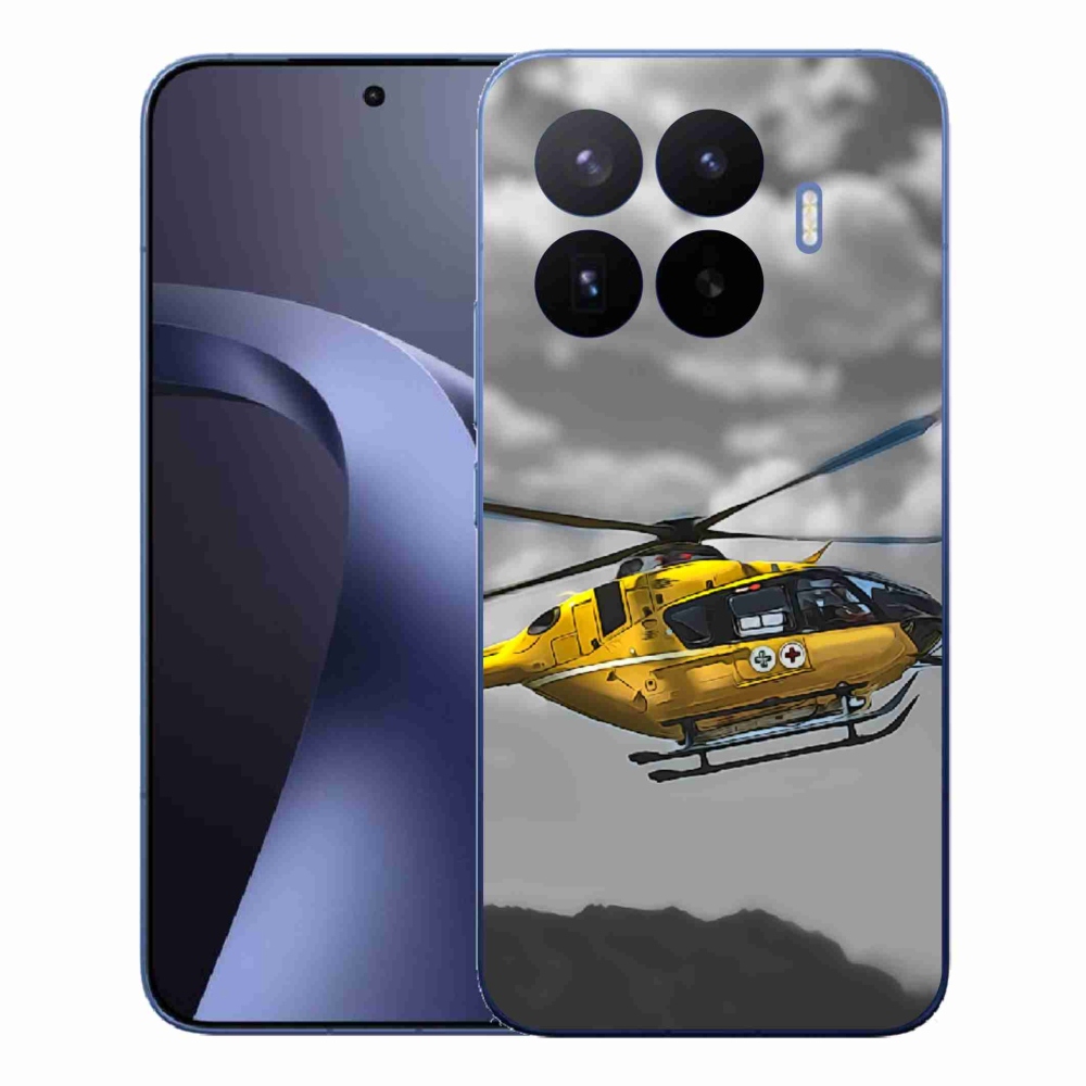 Gél borítás mmCase a Xiaomi 17T Pro számára - sárga helikopter