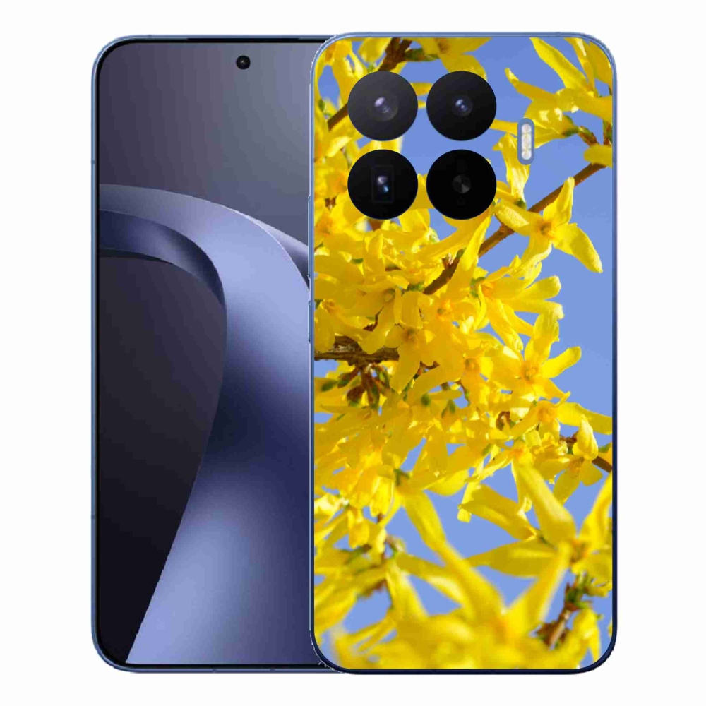 Gél borítás mmCase a Xiaomi 17T Pro számára - sárga virágok