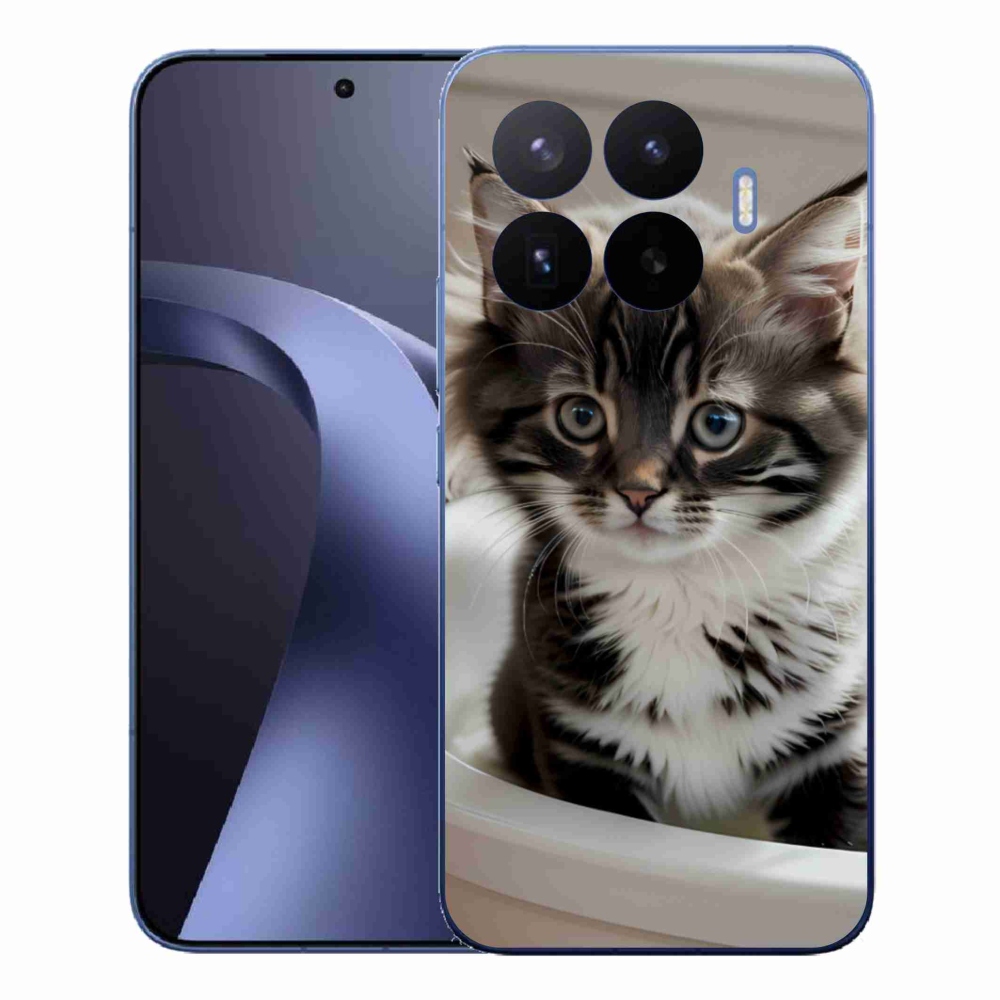 Gél borítás mmCase a Xiaomi 17T Pro számára - kíváncsi cica