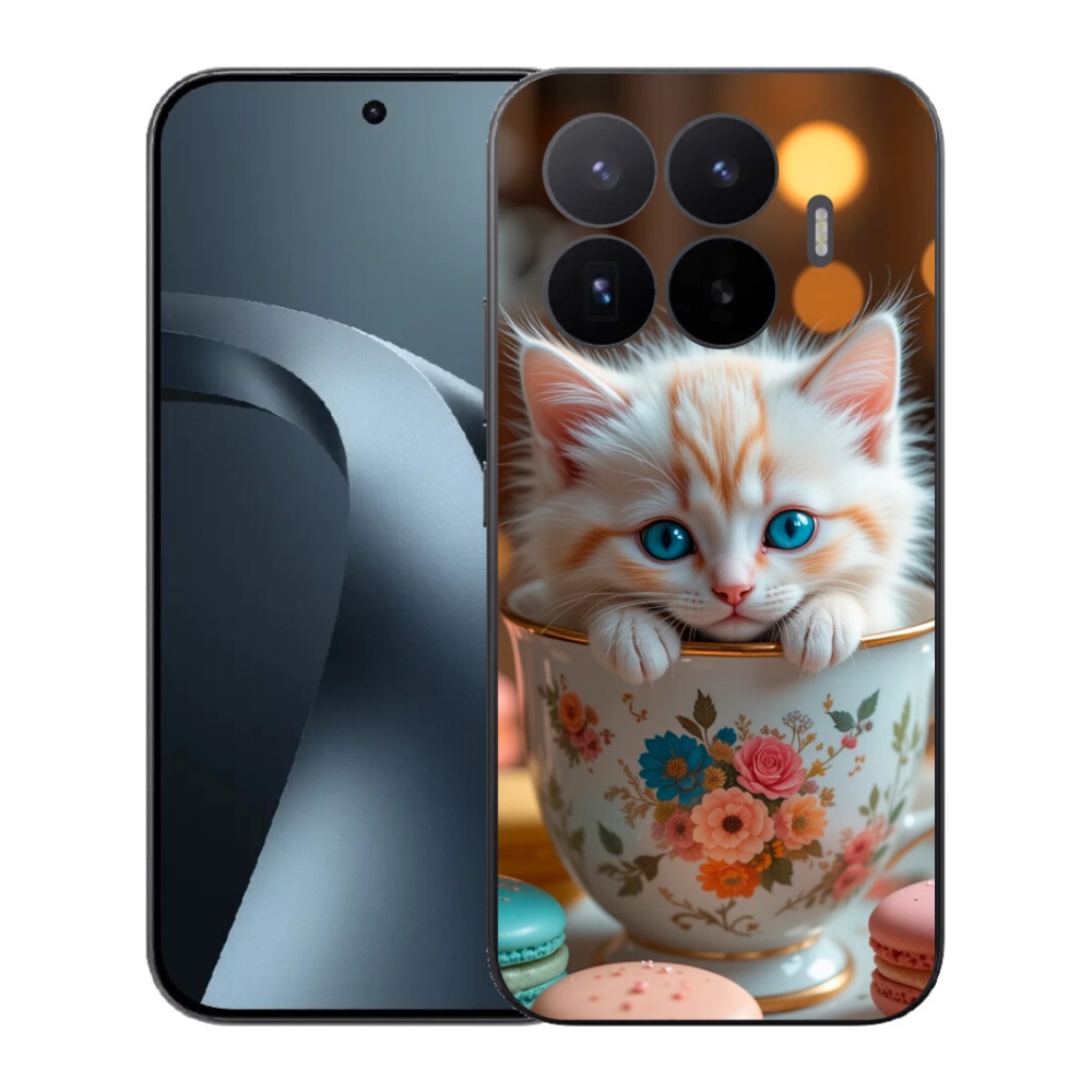 Gél borító mmCase a Xiaomi 17T-hez - aranyos cica 6