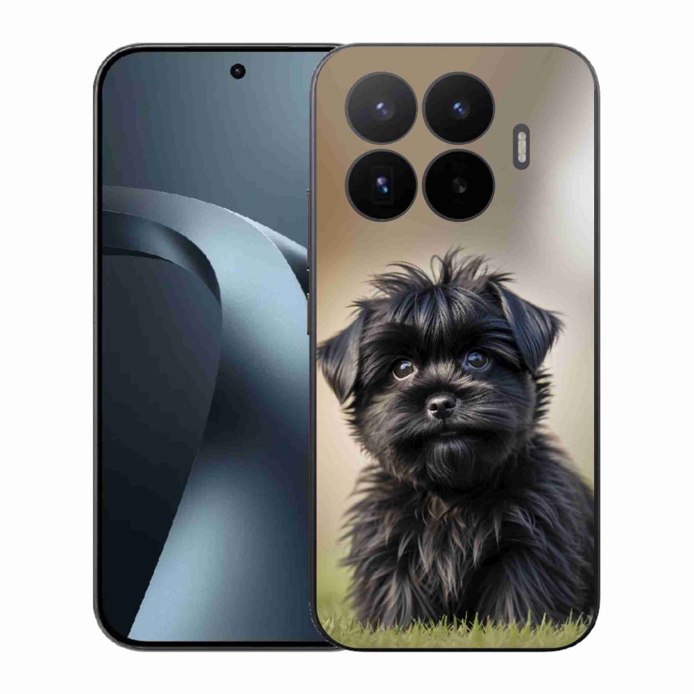 Gél borítás mmCase a Xiaomi 17T-hez - aranyos fekete kutya