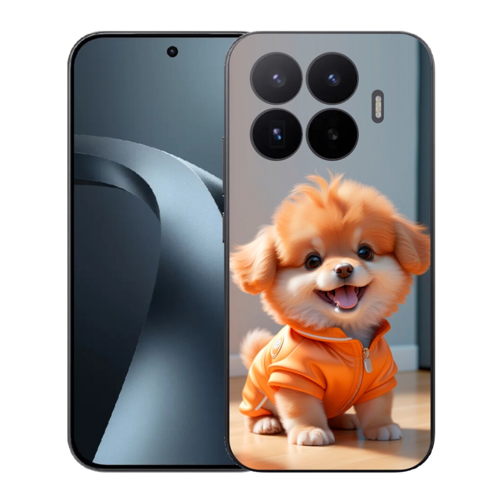 Gél borító mmCase a Xiaomi 17T-hez - aranyos pomerániai pulóverben