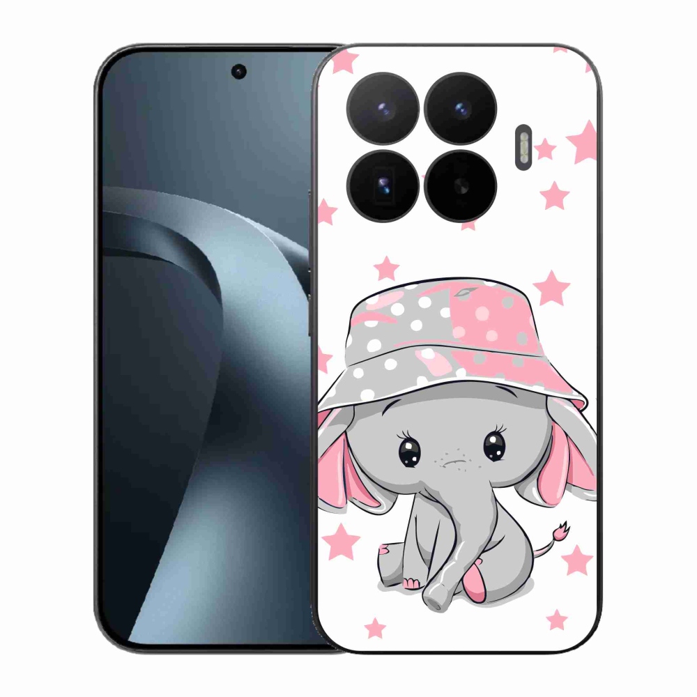 Gél borítás mmCase a Xiaomi 17T-hez - rózsaszín elefánt