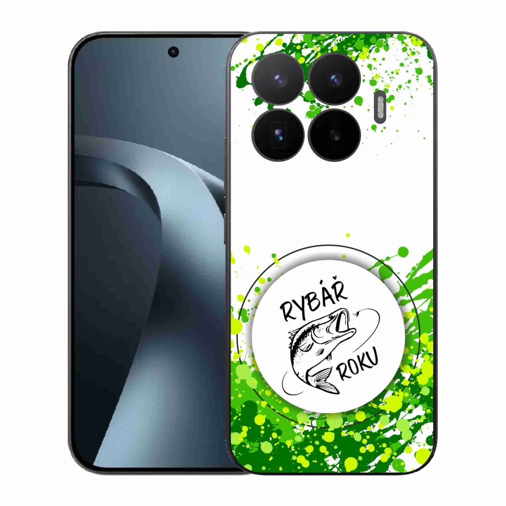 Gél borító mmCase a Xiaomi 17T-hez - az év halászának fehér háttere