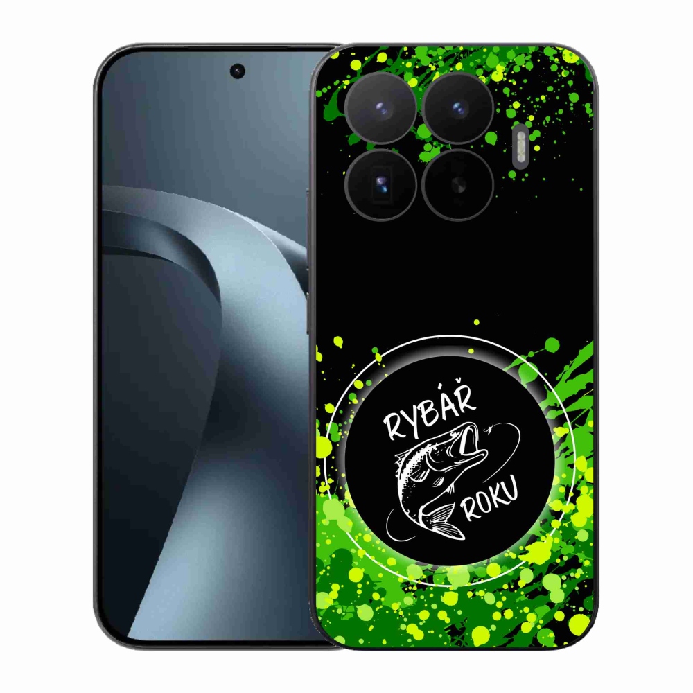 Gél borító mmCase a Xiaomi 17T-hez - az év halászának fekete háttere