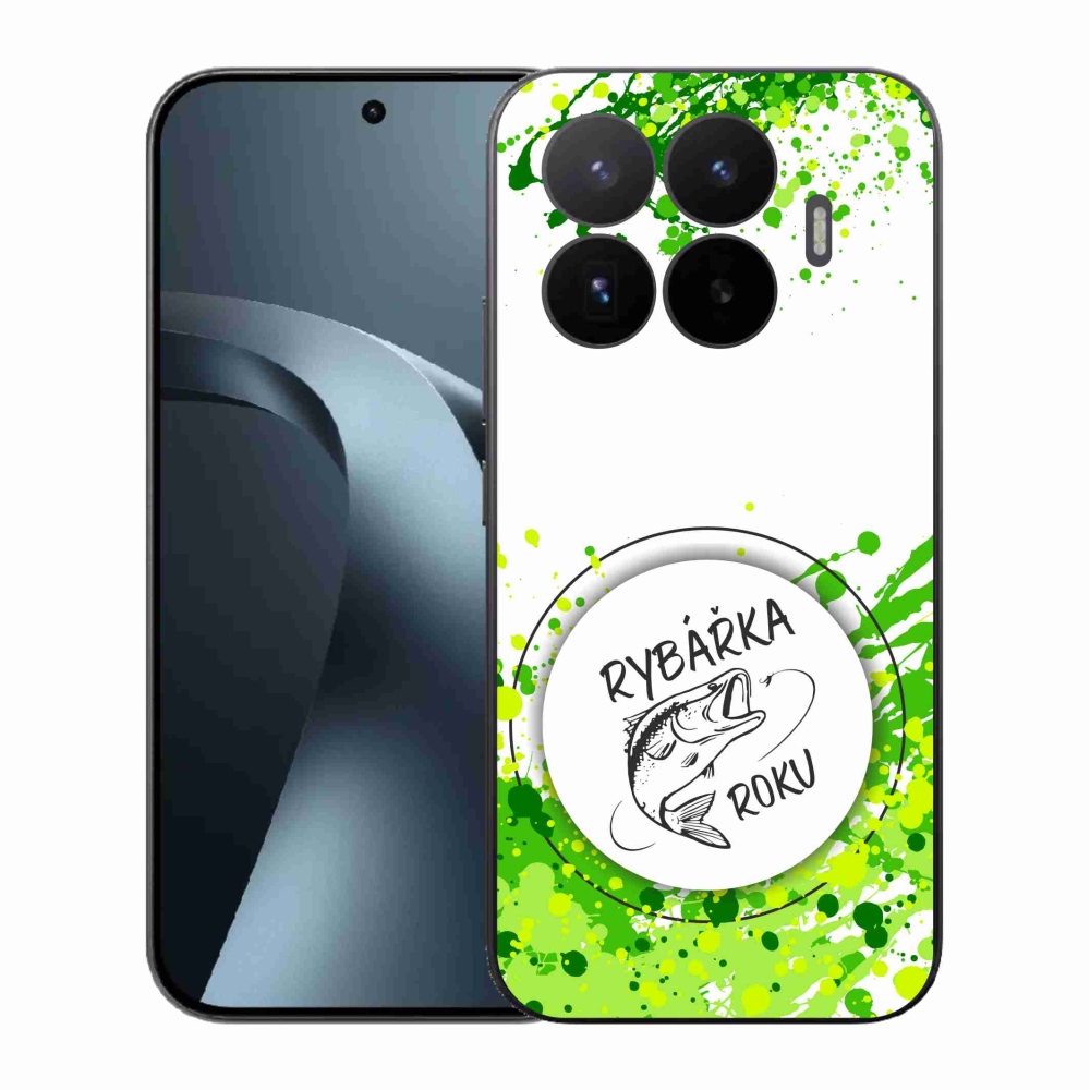 Gél borító mmCase a Xiaomi 17T-hez - az év halászának fehér háttere