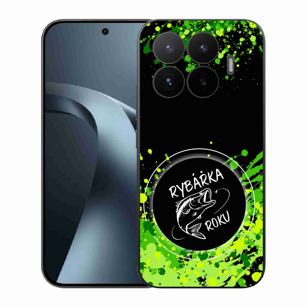 Gél borító mmCase a Xiaomi 17T-hez - az év halászának fekete háttere