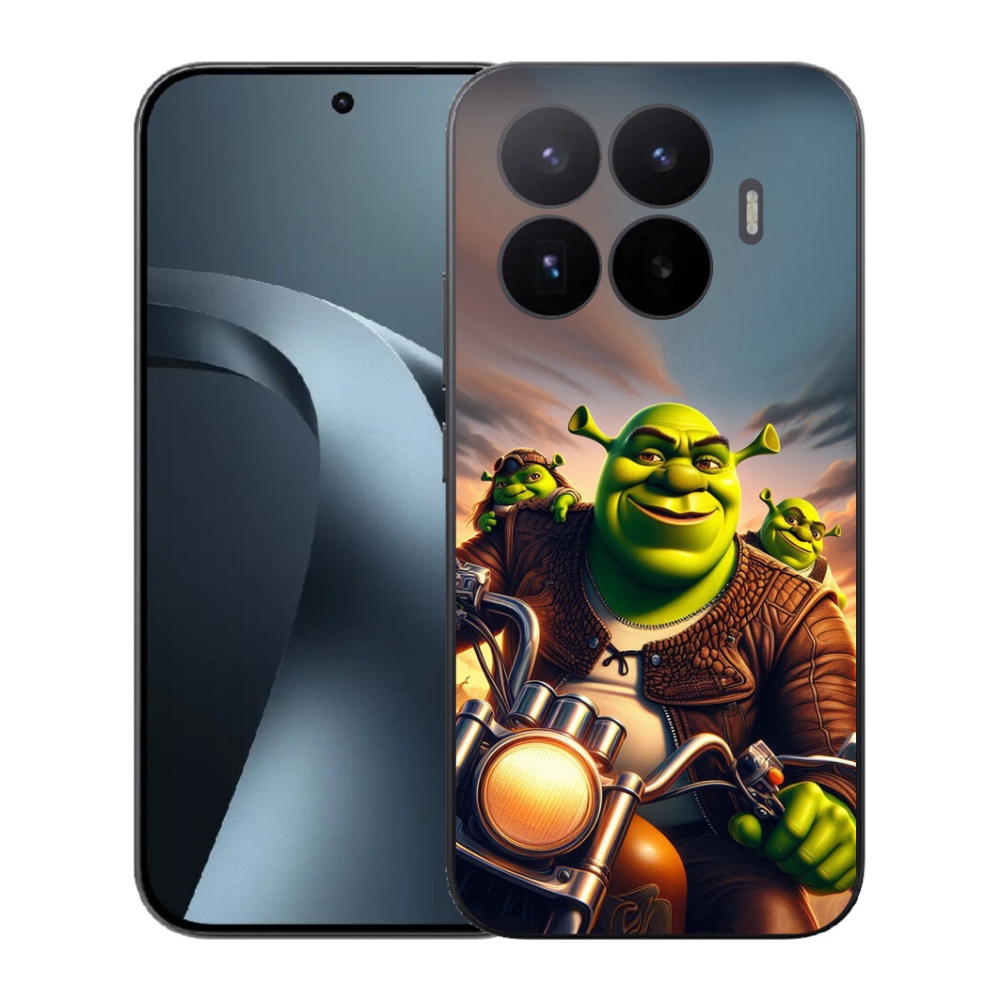 Gél borítás mmCase a Xiaomi 17T-hez - Shrek egy motorkerékpáron
