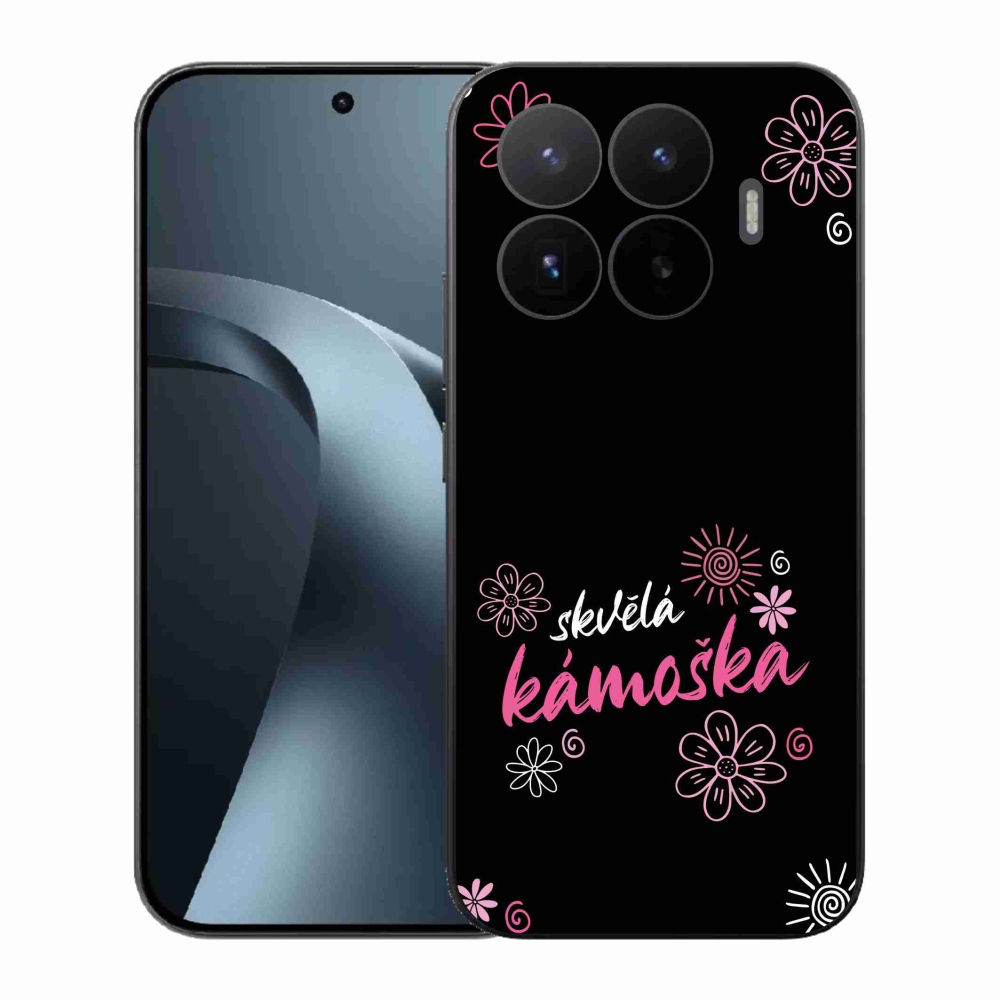 Gél borító mmCase a Xiaomi 17T - nagyszerű haver fekete háttérrel