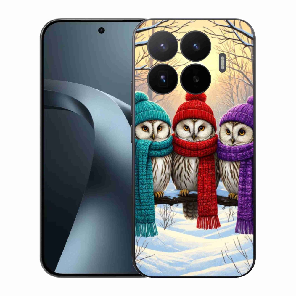 Gél borítás mmCase a Xiaomi 17T-hez - bagoly barátok