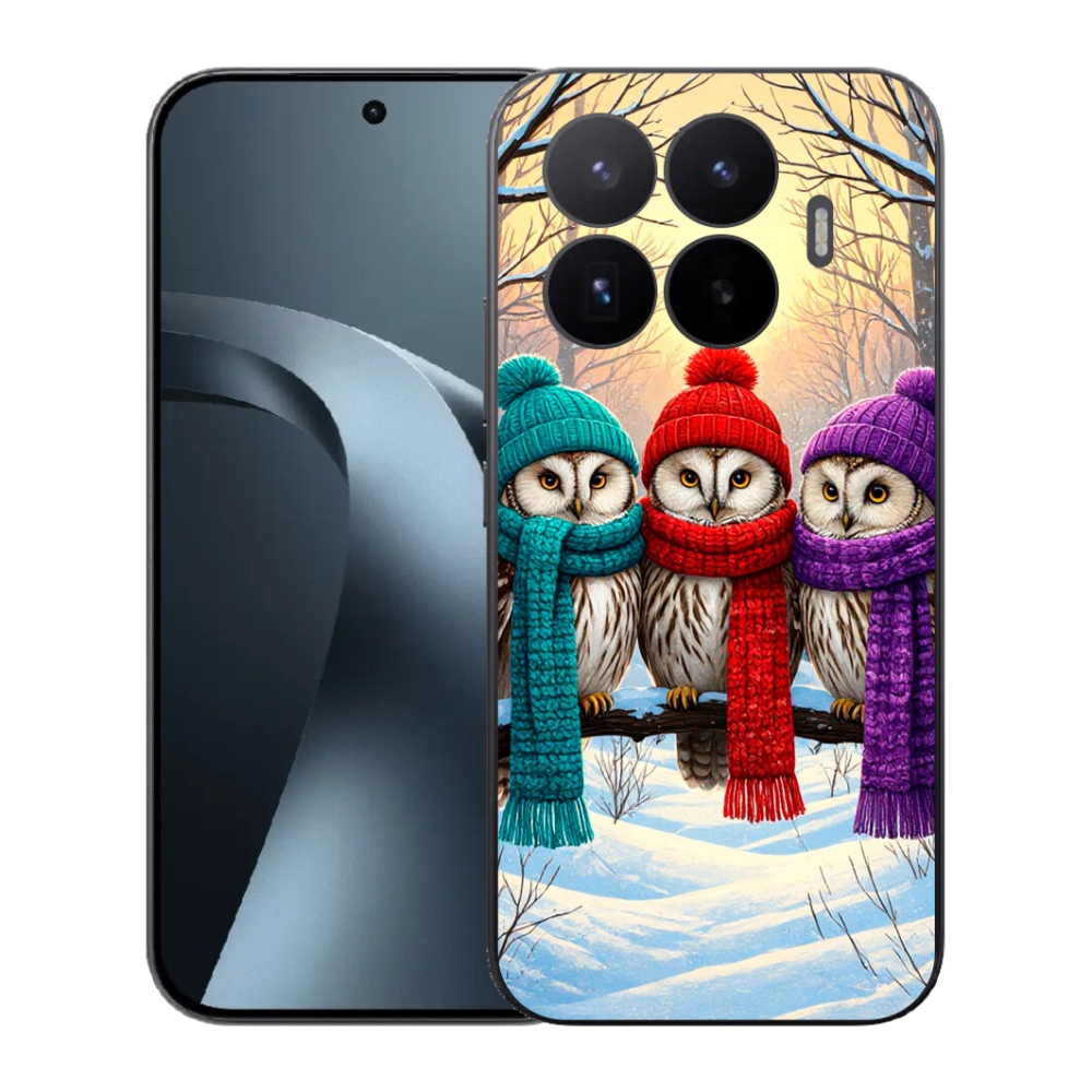 Gél borítás mmCase a Xiaomi 17T-hez - bagoly barátok