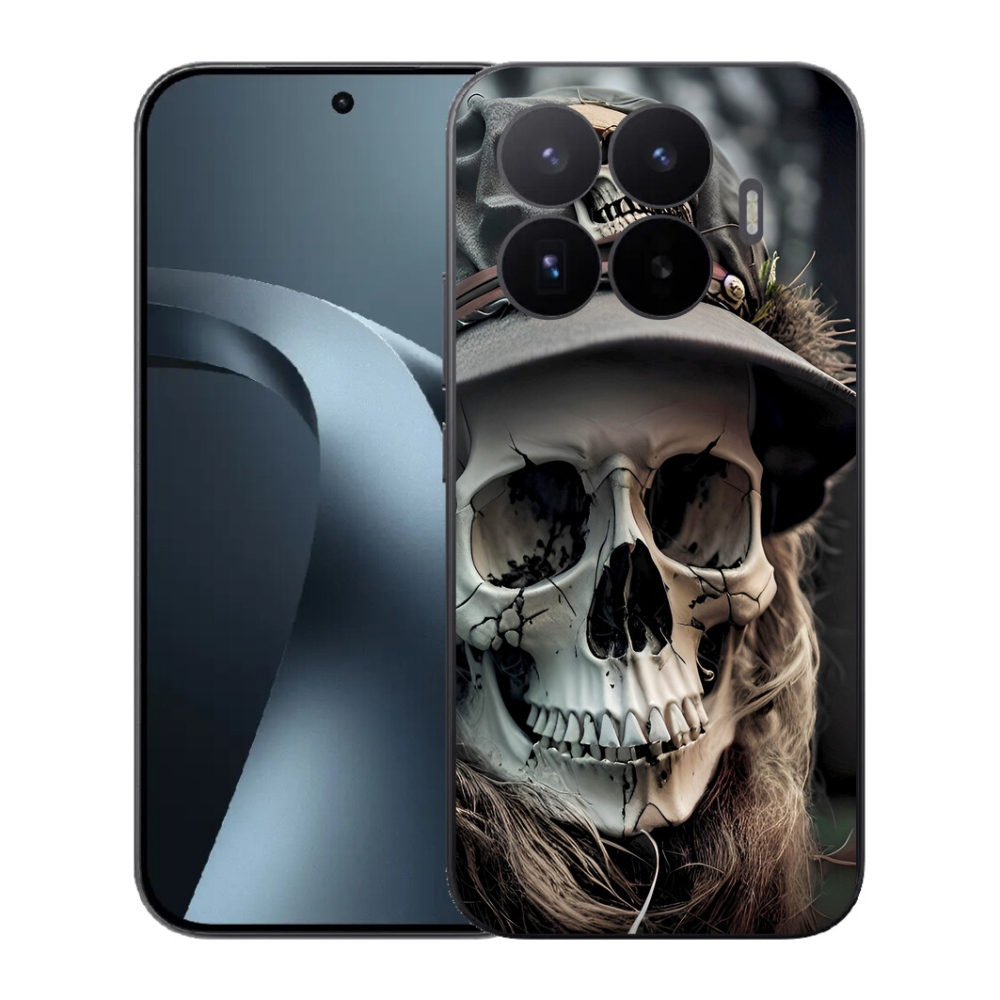 Gél borítás mmCase a Xiaomi 17T-hez - sötét koponya