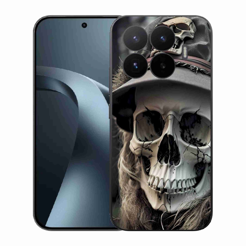 Gél borítás mmCase a Xiaomi 17T-hez - sötét koponya