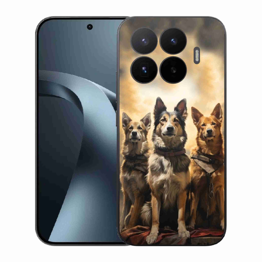 Gél borító mmCase a Xiaomi 17T-hez - három kutya