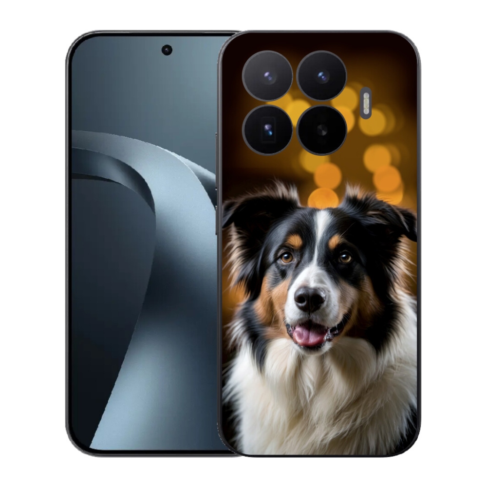 Gél borítás mmCase a Xiaomi 17T-hez - mosolygó ausztrál juhászkutya
