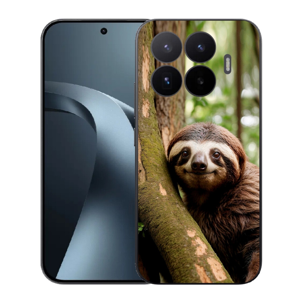Gél borító mmCase a Xiaomi 17T-hez - mosolygó lajhár