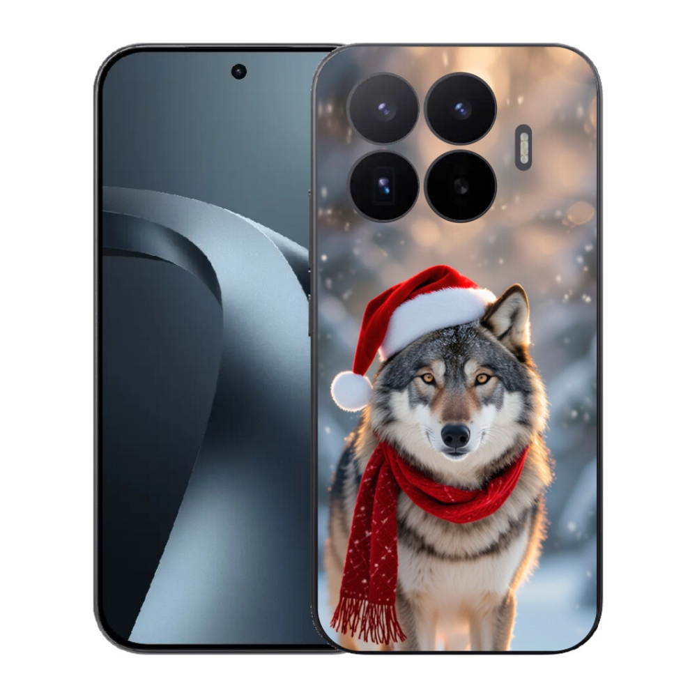 Gél borítás mmCase a Xiaomi 17T-hez - Karácsonyi farkas