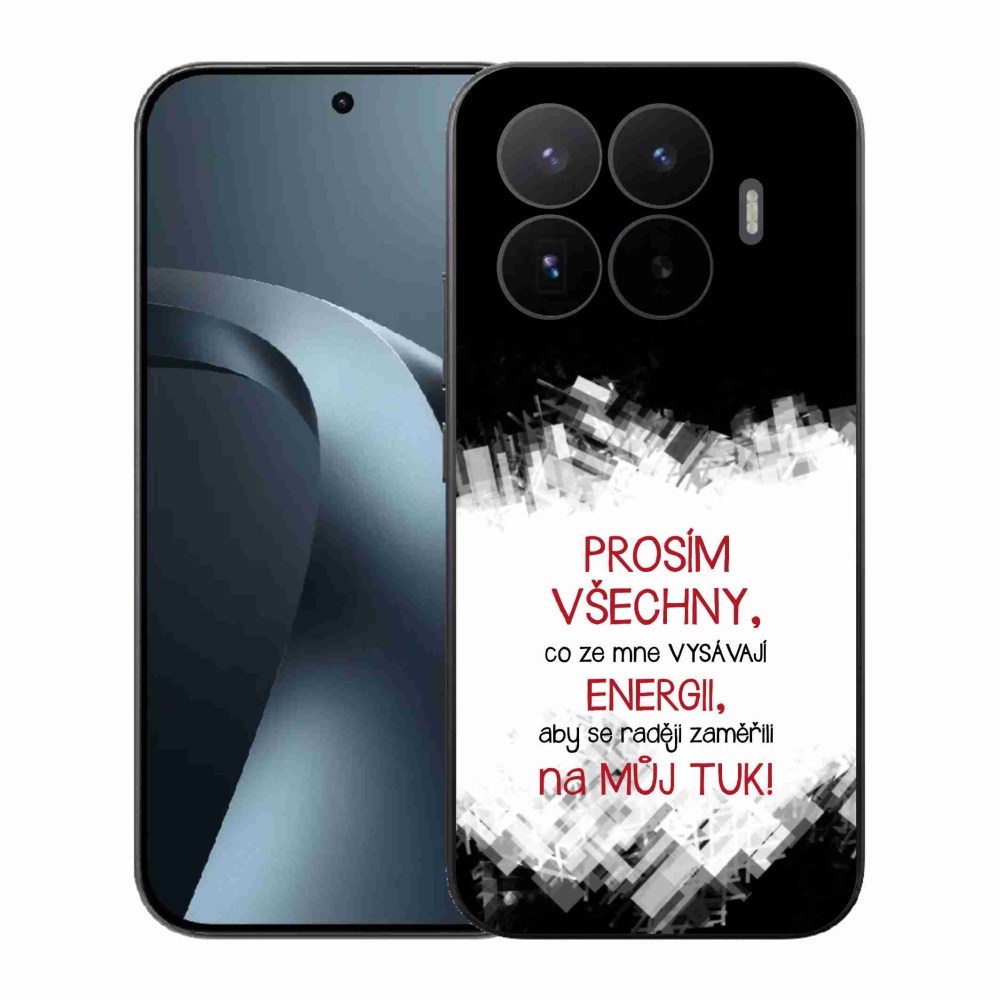 Gél borító mmCase a Xiaomi 17T-hez - vicces szöveg 1 piros