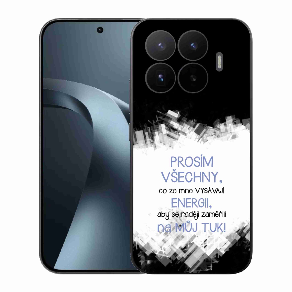 Gél borító mmCase a Xiaomi 17T-hez - vicces szöveg 1 kék