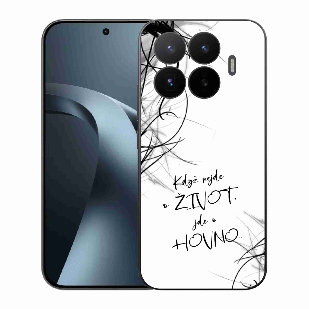 Gél borító mmCase a Xiaomi 17T-hez - vicces szöveg 16 fehér háttérrel
