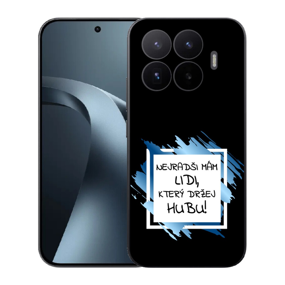 Gél borító mmCase a Xiaomi 17T-hez - vicces szöveg 7 fehér és fekete háttérrel