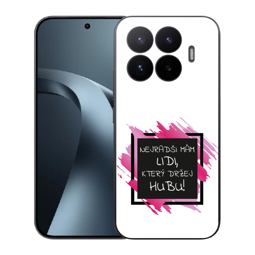 Gél borító mmCase a Xiaomi 17T-hez - vicces szöveg 7 fekete és fehér háttérrel