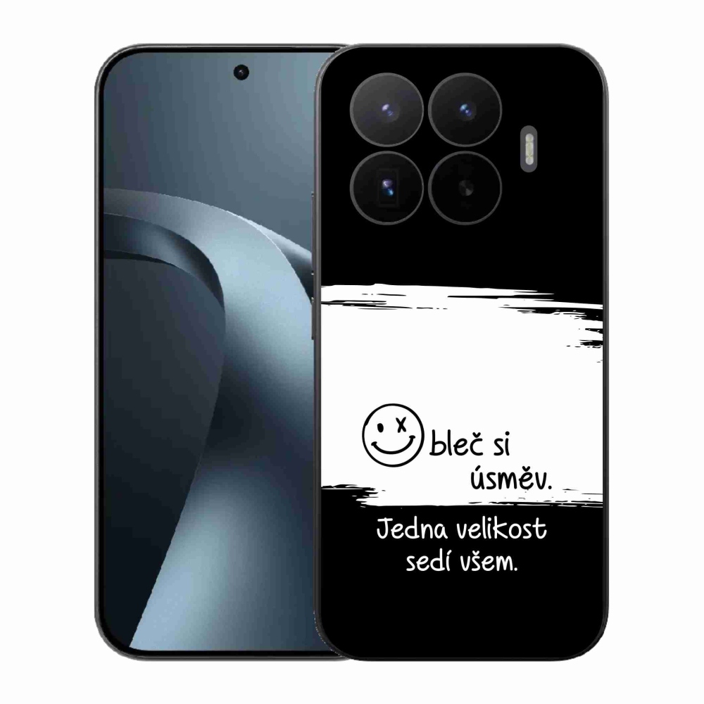 Gél borító mmCase a Xiaomi 17T-hez - vicces szöveg 8 fehér és fekete háttérrel