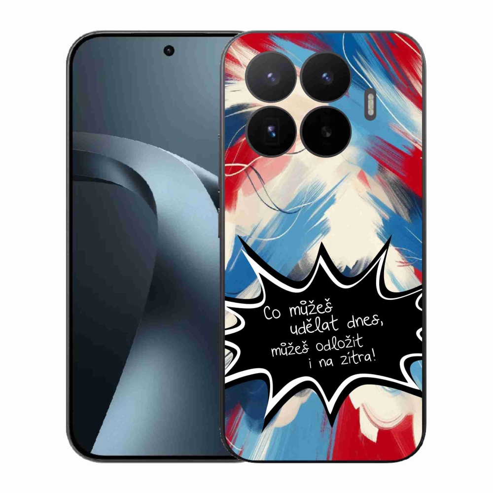Gél borító mmCase a Xiaomi 17T-hez - vicces szöveg 9 fekete háttérrel