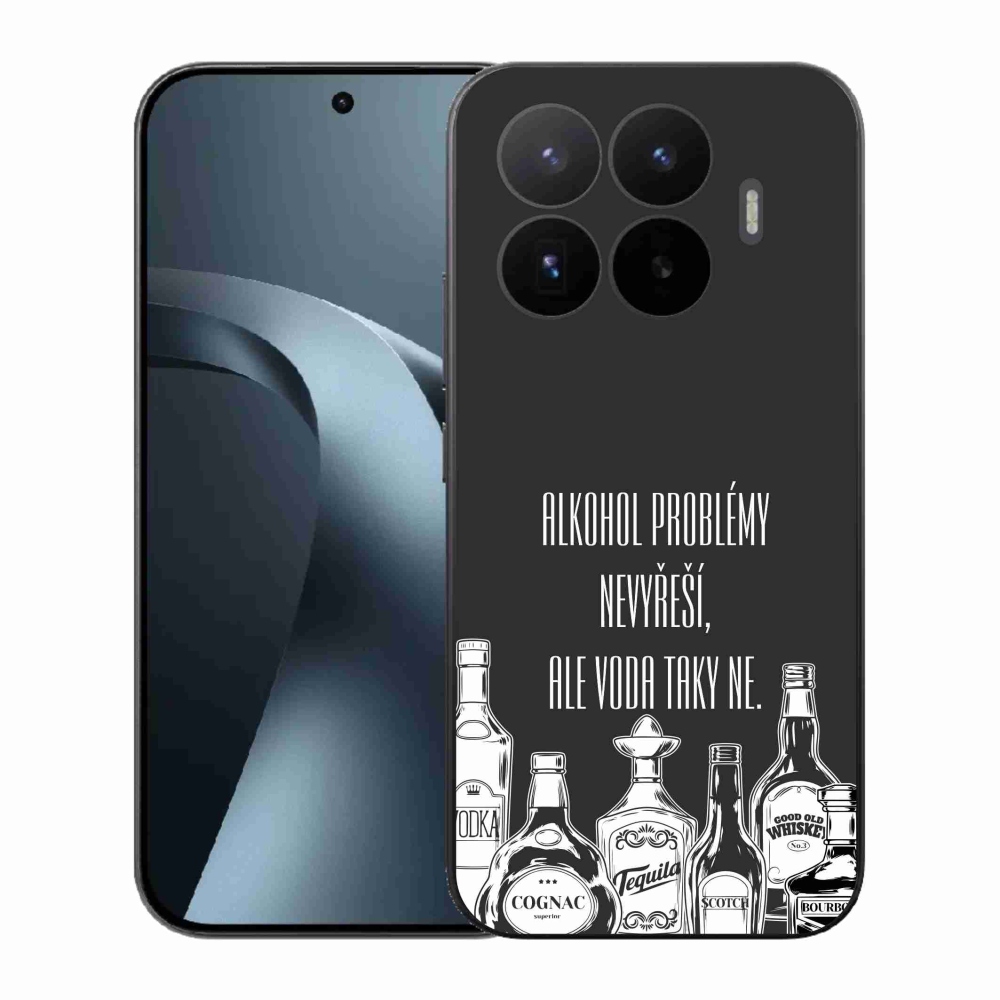 Gél borító mmCase a Xiaomi 17T-hez - vicces szöveg fekete háttérrel