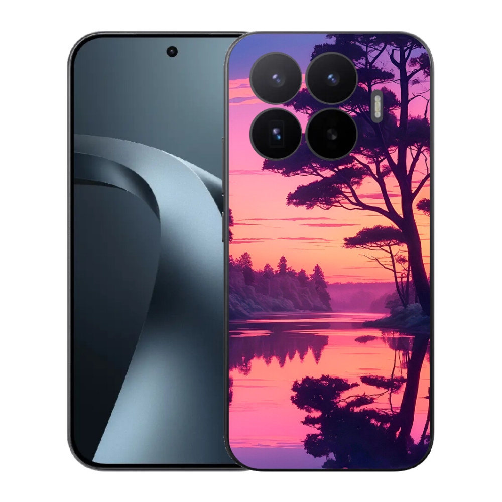 Gél borító mmCase a Xiaomi 17T-hez - naplemente a tó felett