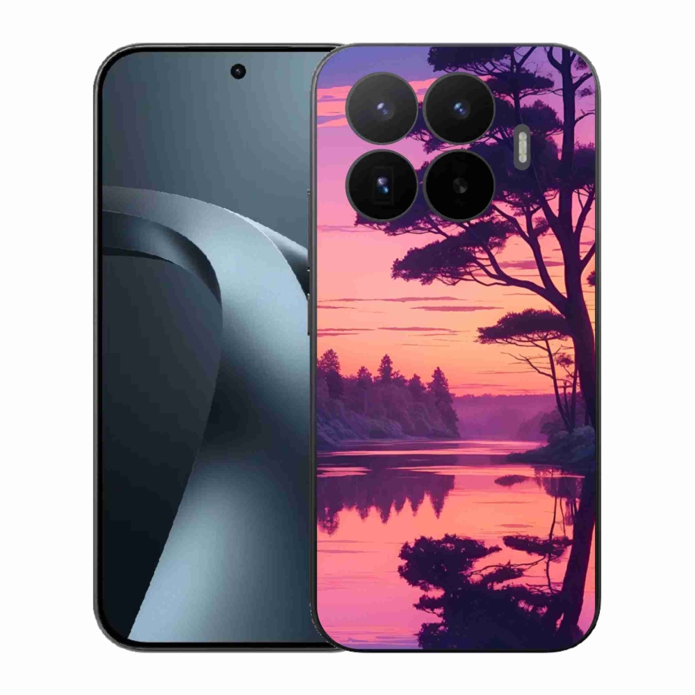 Gél borító mmCase a Xiaomi 17T-hez - naplemente a tó felett