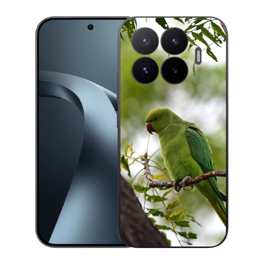 Gél borítás mmCase a Xiaomi 17T-hez - zöld papagáj