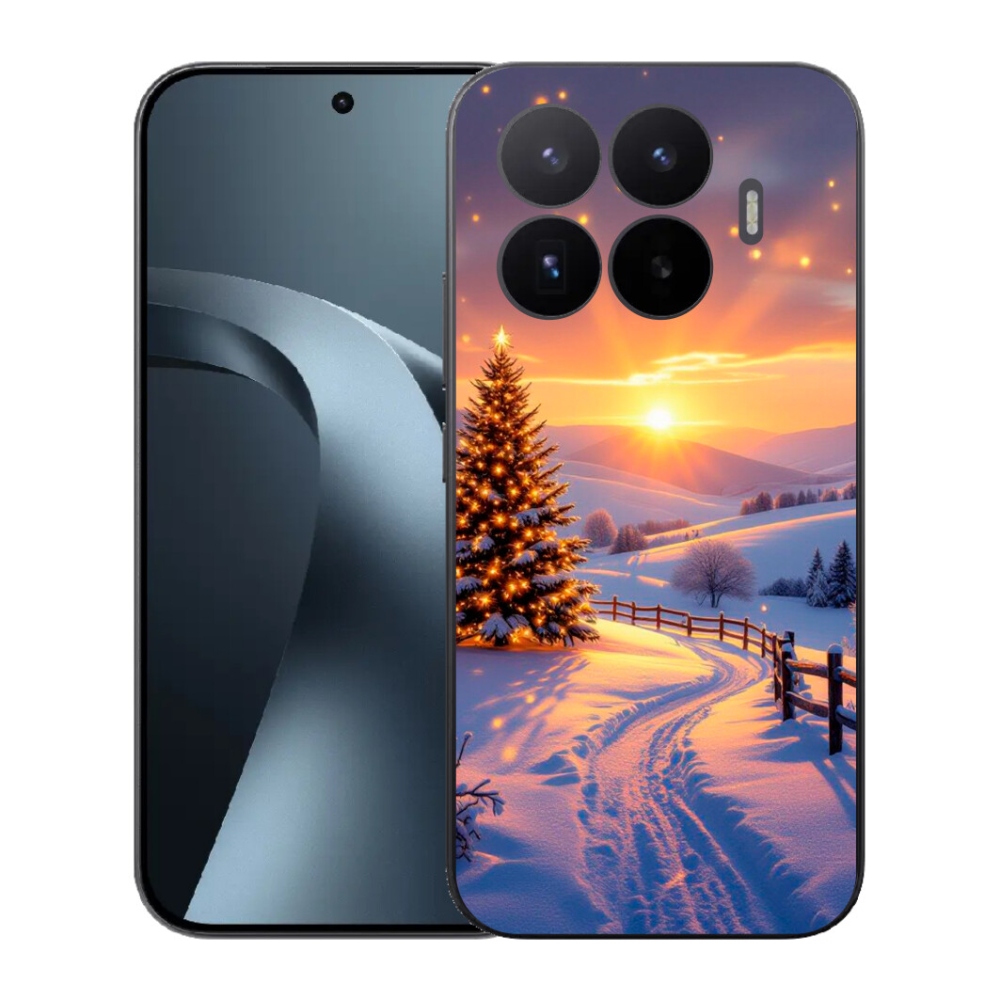 Gél borító mmCase a Xiaomi 17T számára - téli tájkép